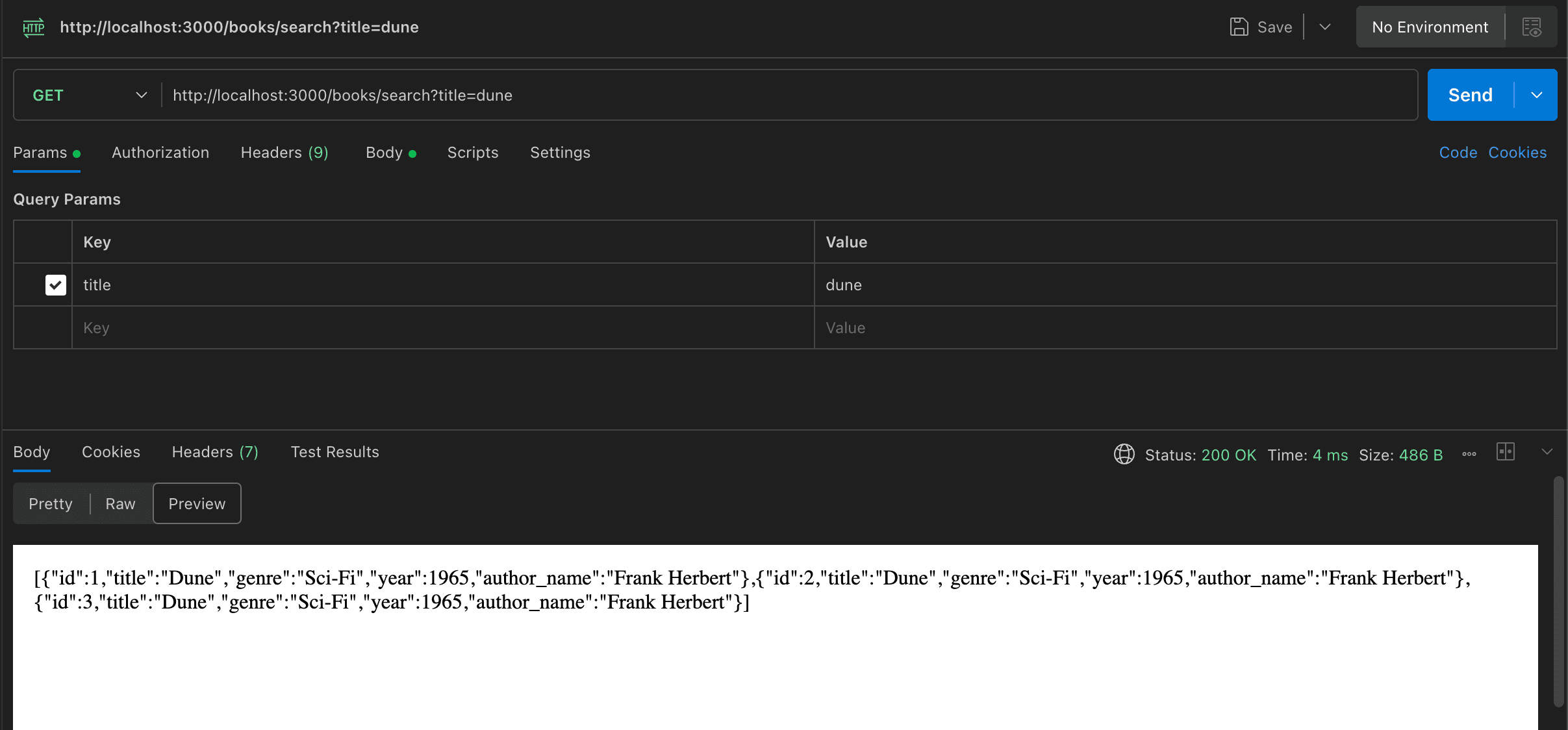 Screenshot of Book Keeper